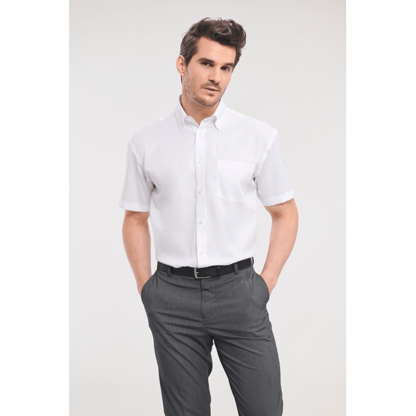 Men's no iron short sleeve 2024 dress shirts